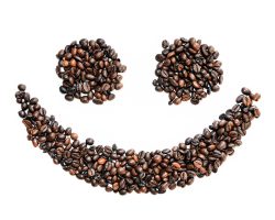 Kaffee macht Gluecklich Kaffeeganzebohne